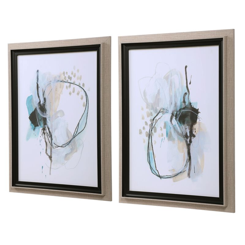 Uttermost Force Reaction Abstract Prints (Set of 2)